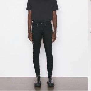 Frame Denim Men's Skinny Jeans in Black